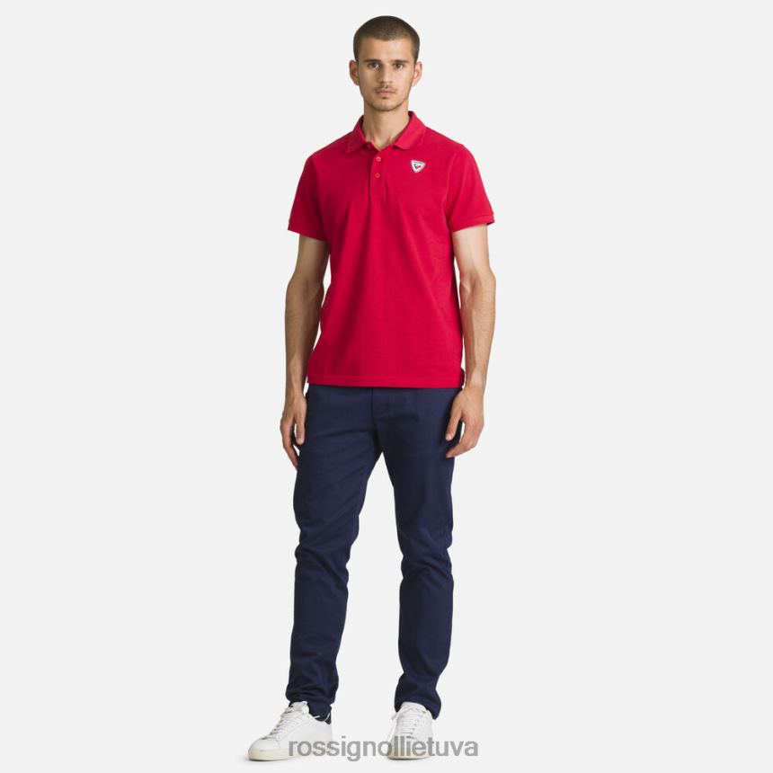viršūnės Rossignol logotipas polo karminas vyrų 268B2183