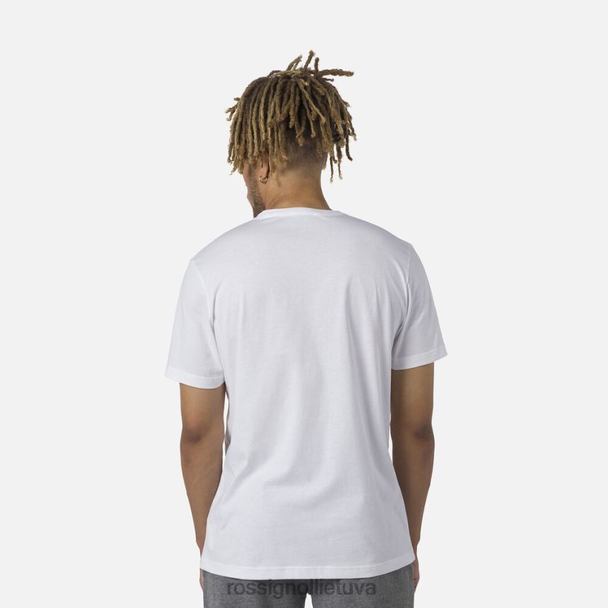 viršūnės Rossignol marškinėliai su logotipu baltas vyrų 268B217
