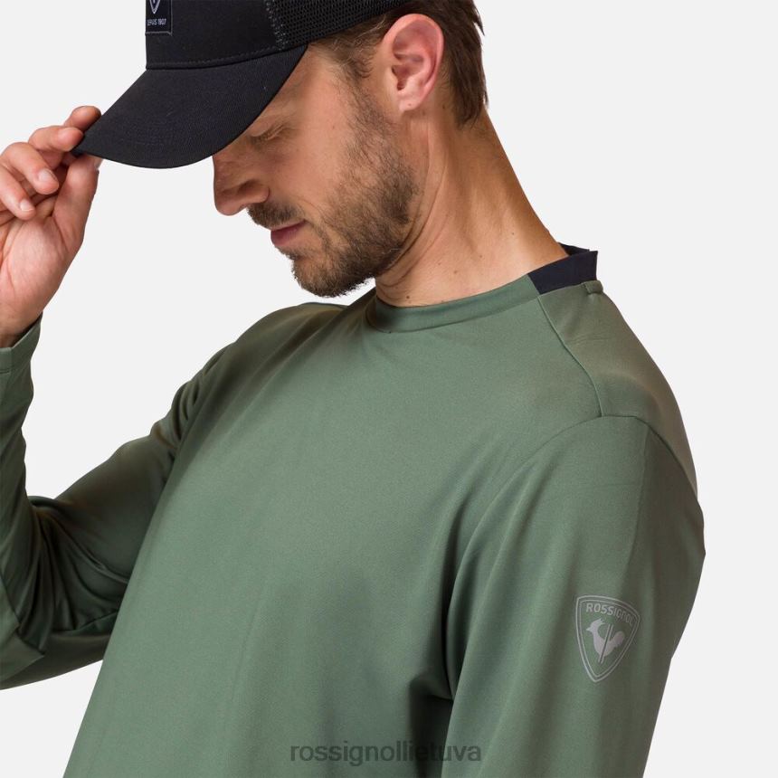 viršūnės Rossignol lengvas vidurinis sluoksnis juodmedžio žalia vyrų 268B2404